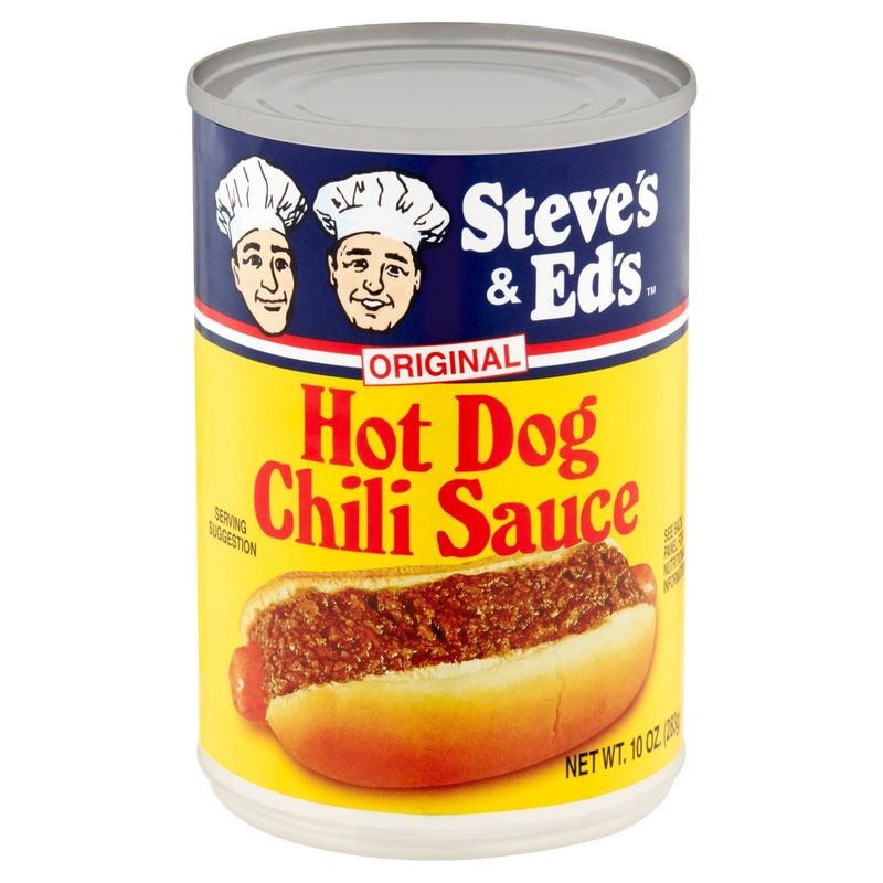 Steve's &amp; Ed's Original Hot Dog Chili Sauce, 10 oz