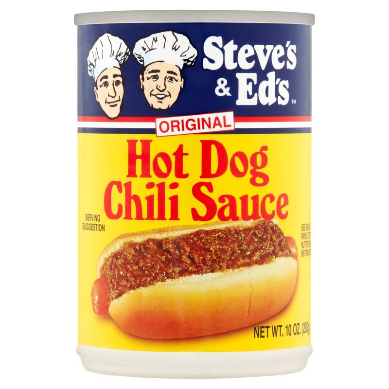 Steve's &amp; Ed's Original Hot Dog Chili Sauce, 10 oz