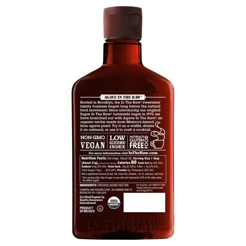 Agave In The Raw Organic Agave Nectar, 18.5 oz