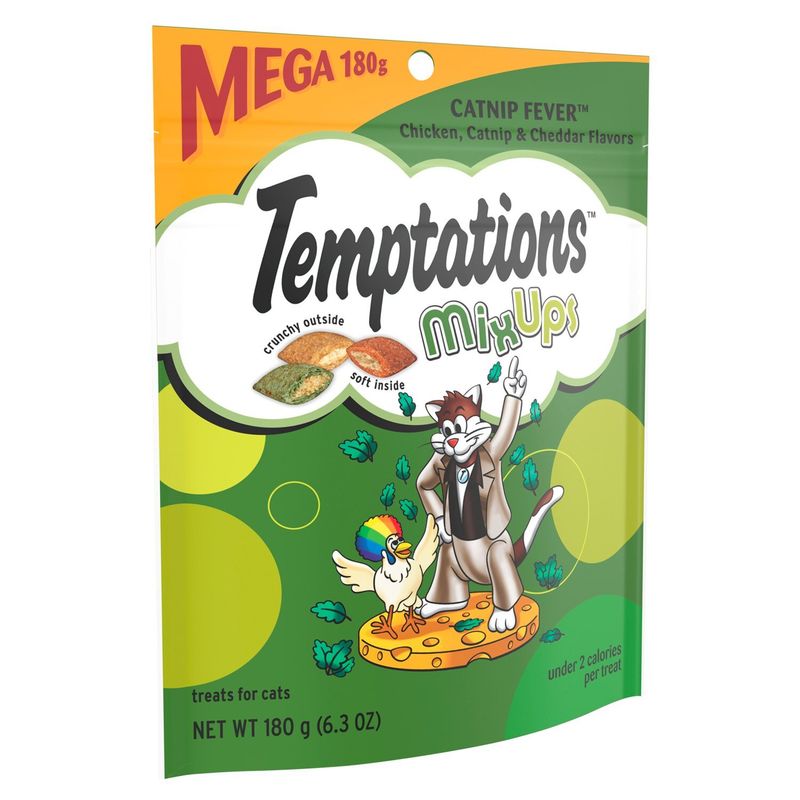 Temptations MixUps Catnip Fever Treats for Cats, 6.3 oz