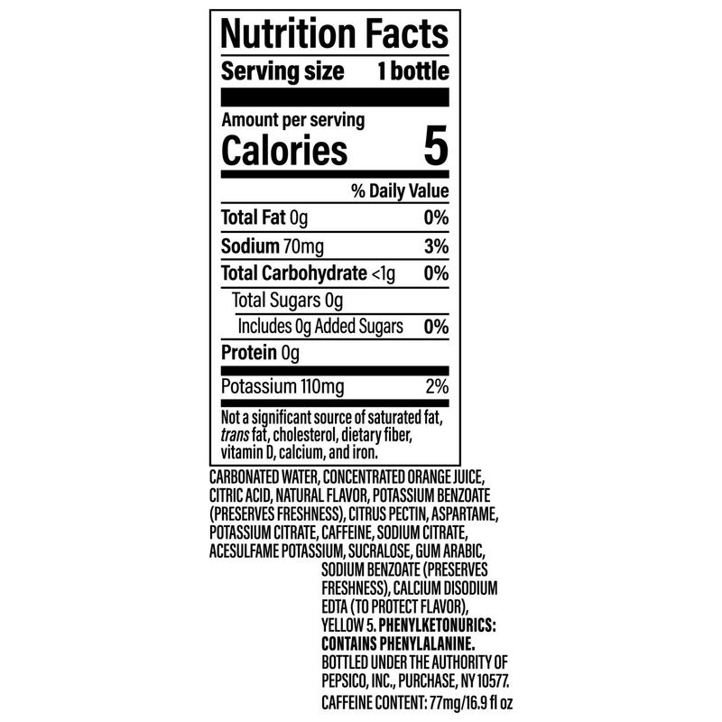 Mountain Dew Diet Soda Citrus 16.9 Fl Oz, 6 Count
