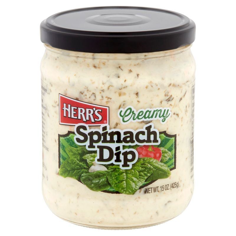 Herr's Creamy Spinach Dip, 15 oz
