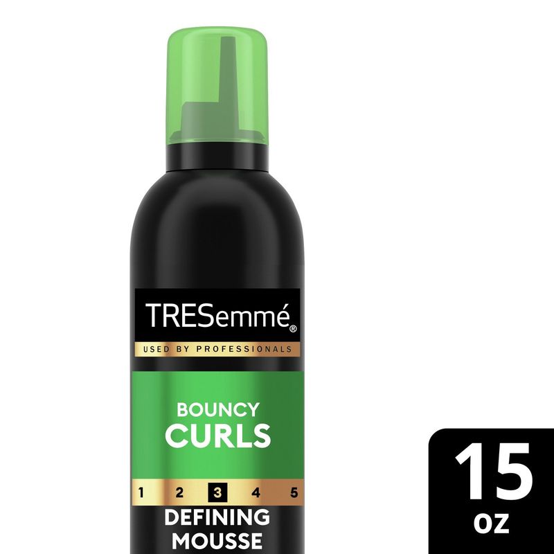 TRESemmé Bouncy Curls + Peptide Blend Defining Mousse, 15 oz