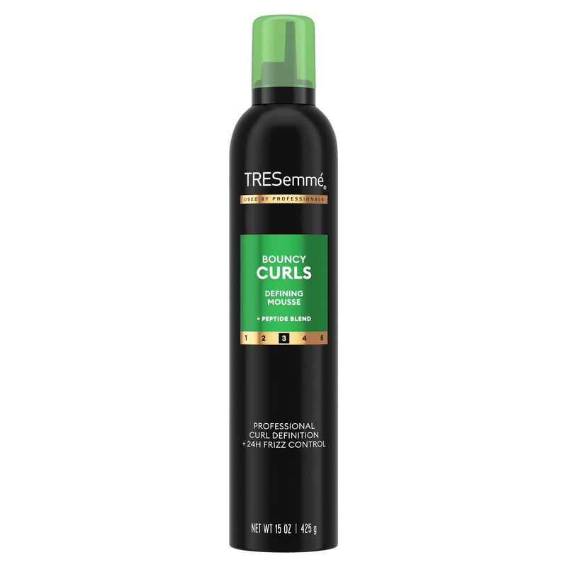 TRESemmé Bouncy Curls + Peptide Blend Defining Mousse, 15 oz