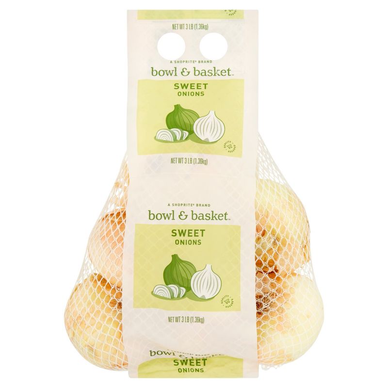 Bowl &amp; Basket Sweet Onions, 3 lb bag