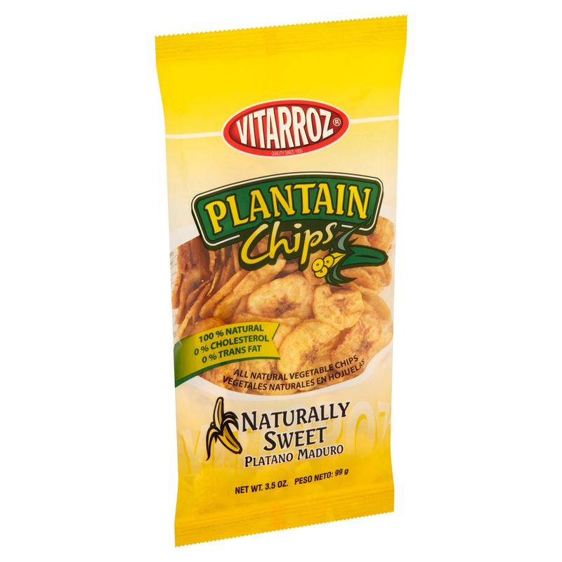 Vitarroz Naturally Sweet Plantain Chips, 3.5 oz