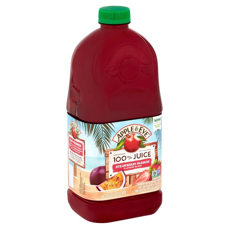 Apple &amp; Eve Strawberry Passion Flavored Blend 100% Juice, 64 fl oz