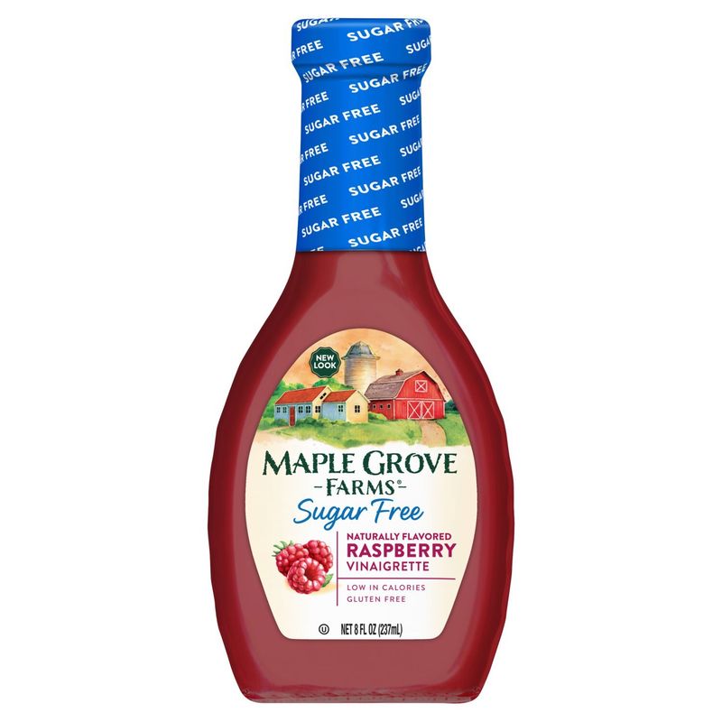 Maple Grove Farms Sugar Free Raspberry Vinaigrette, 8 fl oz