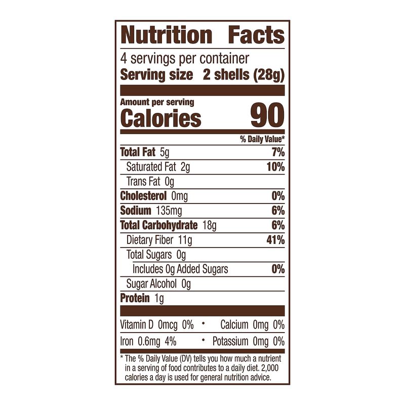 Old El Paso Carb Advantage Nacho Cheese Flavored Taco Shells, 8 count, 3.95 oz
