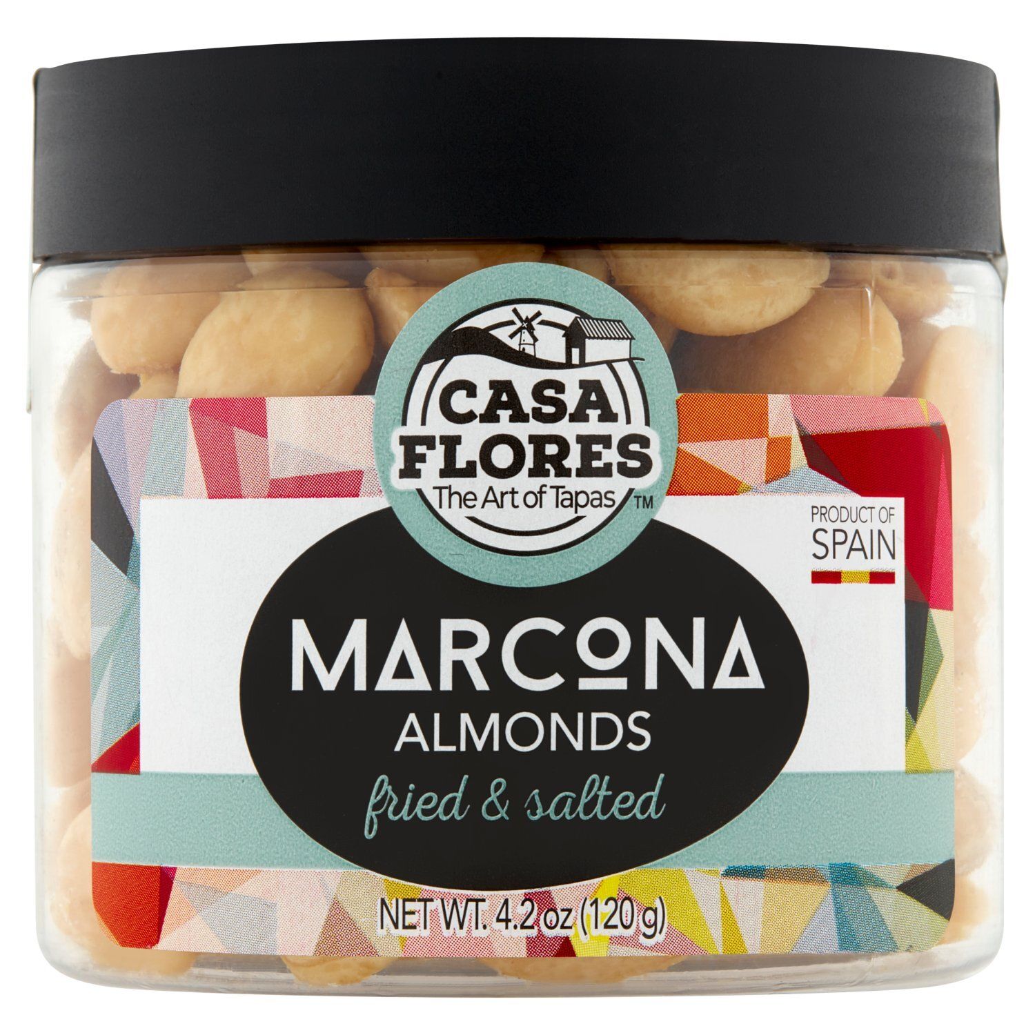 Casa Flores Fried &amp; Salted Marcona Almonds, 4.2 oz