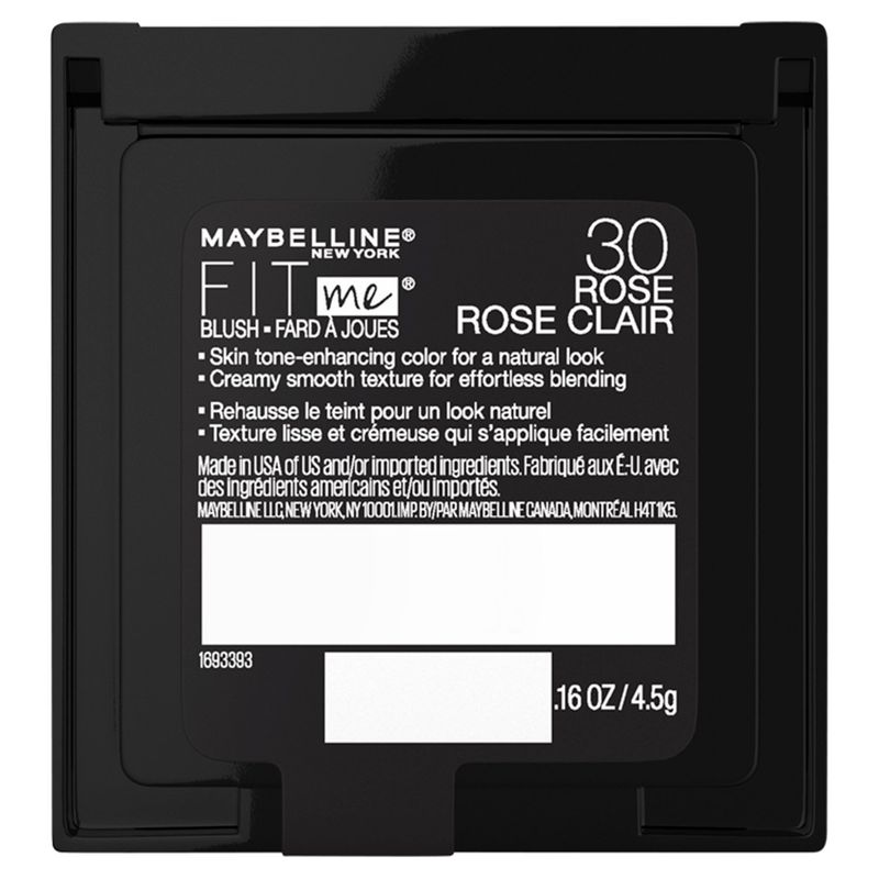 Maybelline New York Fit Me 30 Rose Blush, .16 oz