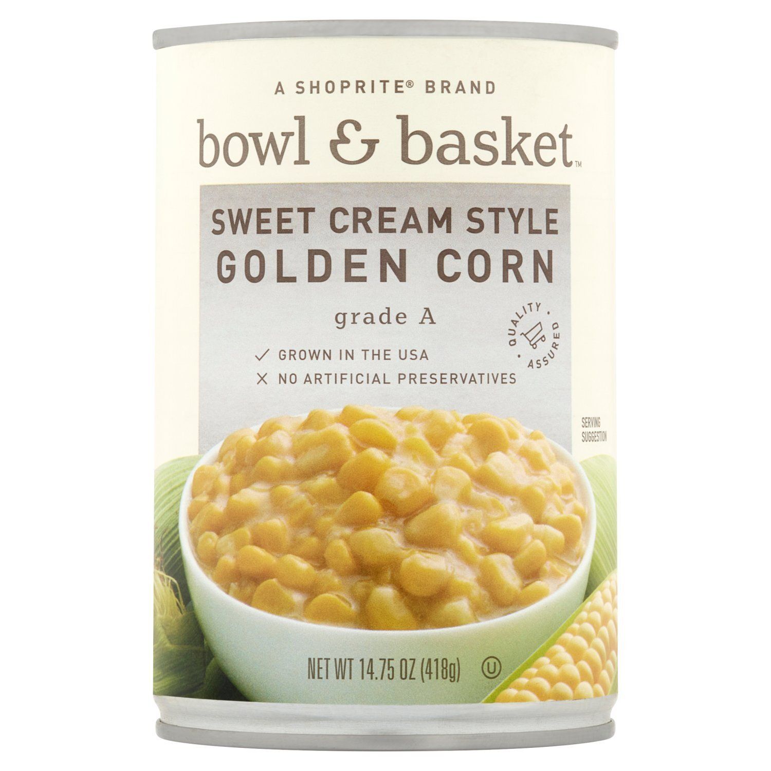 Bowl &amp; Basket Sweet Cream Style Golden Corn, 14.75 oz