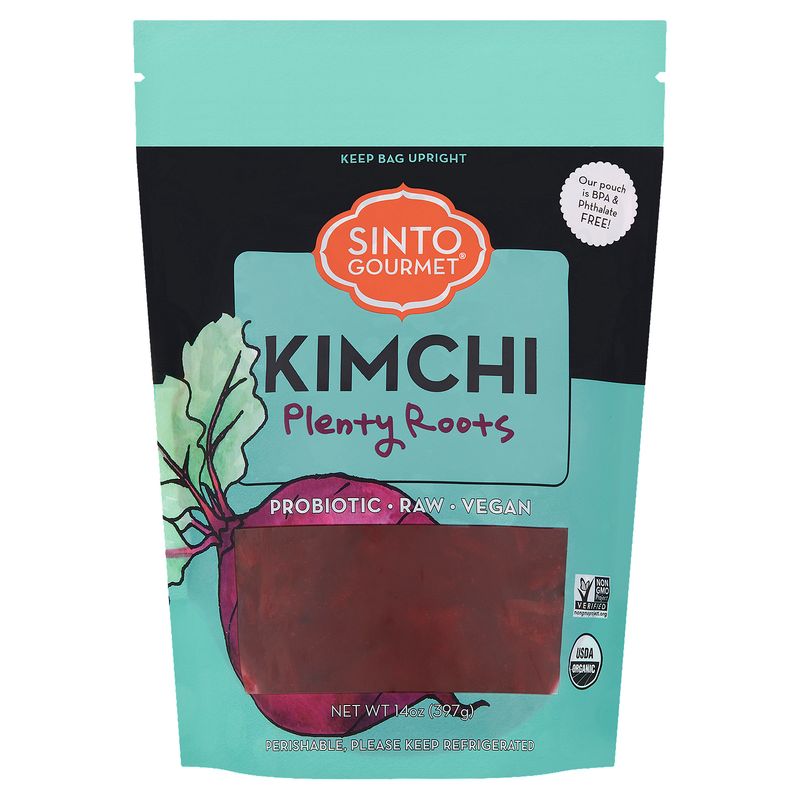 Sinto Gourmet Plenty Roots Kimchi, 14 oz