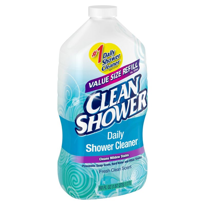 Clean Shower Fresh Clean Scent Daily Shower Cleaner Value Size, 60 fl oz