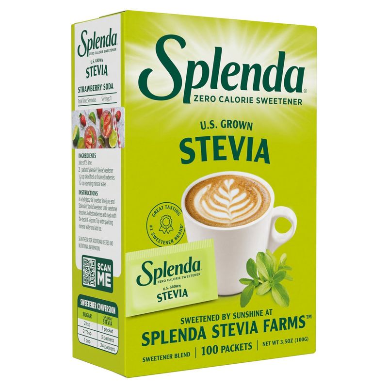Splenda Stevia Zero Calorie Sweetener, 100 count, 3.5 oz