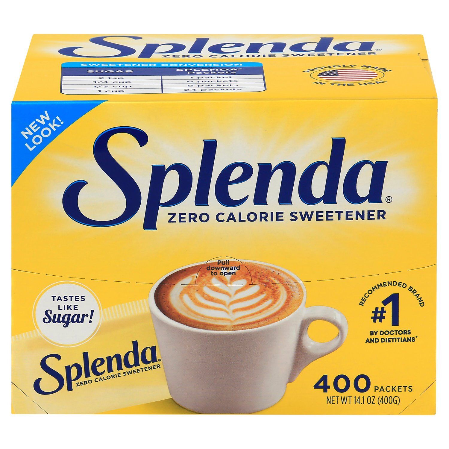 Splenda Zero Calorie Sweetener, 400 count, 14.1 oz