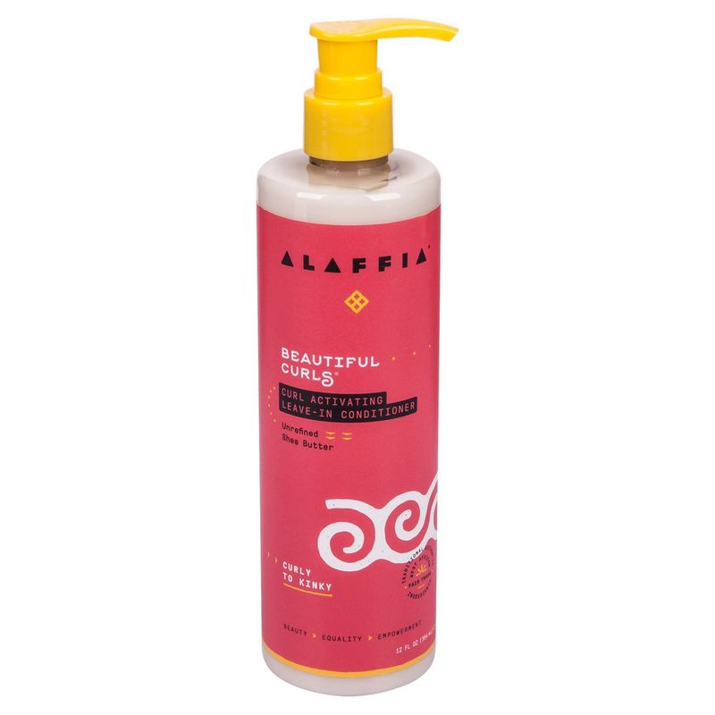 ALAFFIA Beautiful Curls Curl Activating Leave-In Conditioner, 12 fl oz