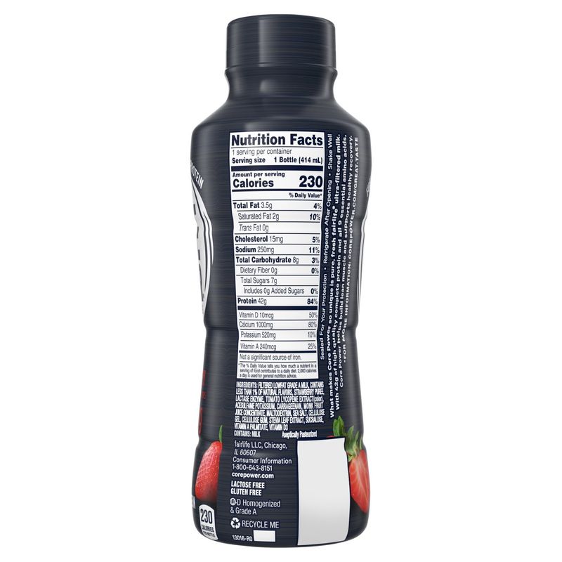 Core Power Protein Strawberry Elite 42G Bottle, 14 fl oz