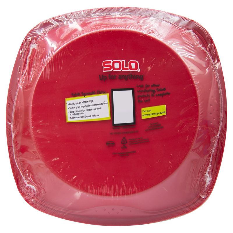 Solo Up for Anything Squared 10.25 in Plastic Plates
