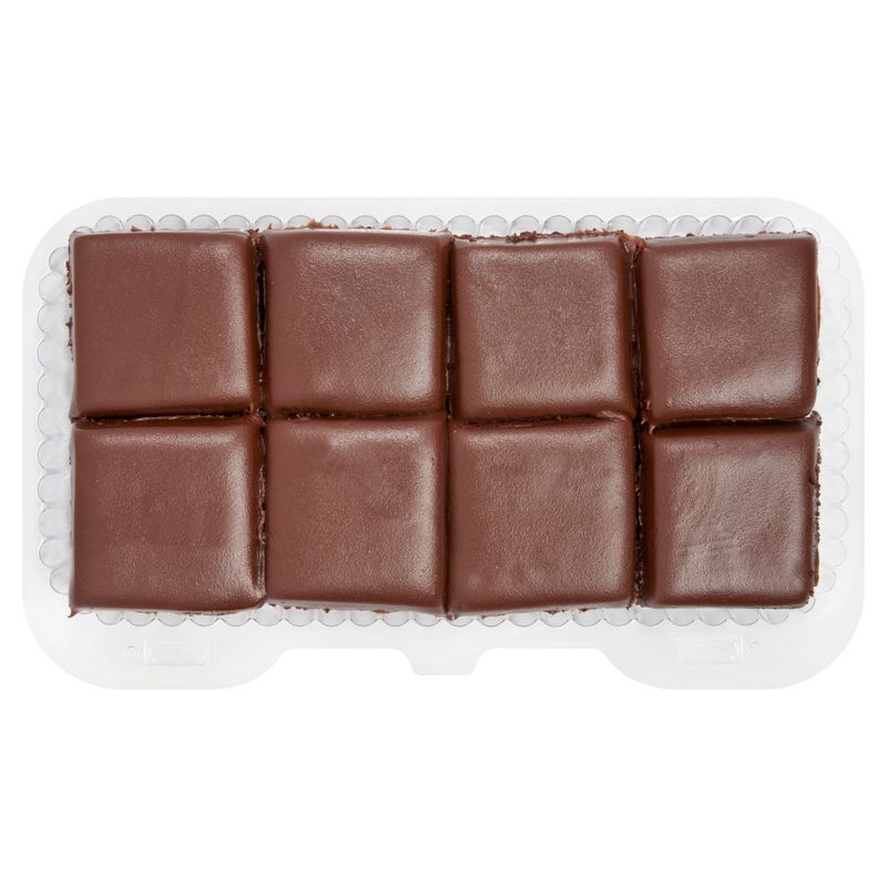 Store Made 8 Pack Fudge Iced Brownies