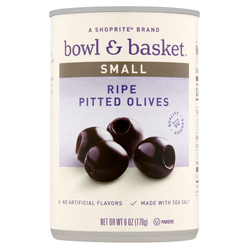 Bowl &amp; Basket Small Ripe Pitted Olives, 6 oz