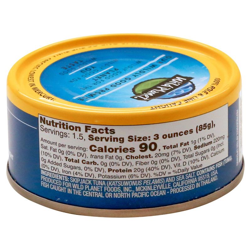 Wild Planet Skipjack Wild Tuna, 5 oz
