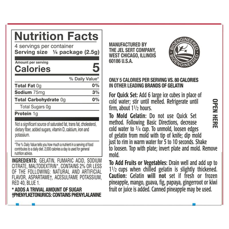 Royal Cherry Reduced Calorie Gelatin, .32 oz