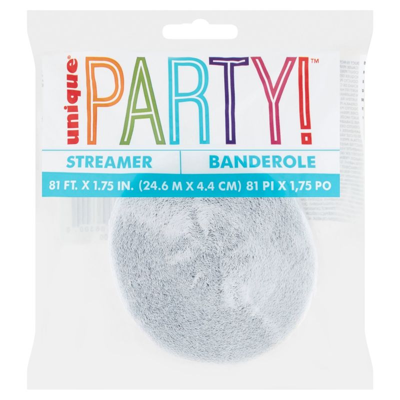 Unique Party! White Streamer