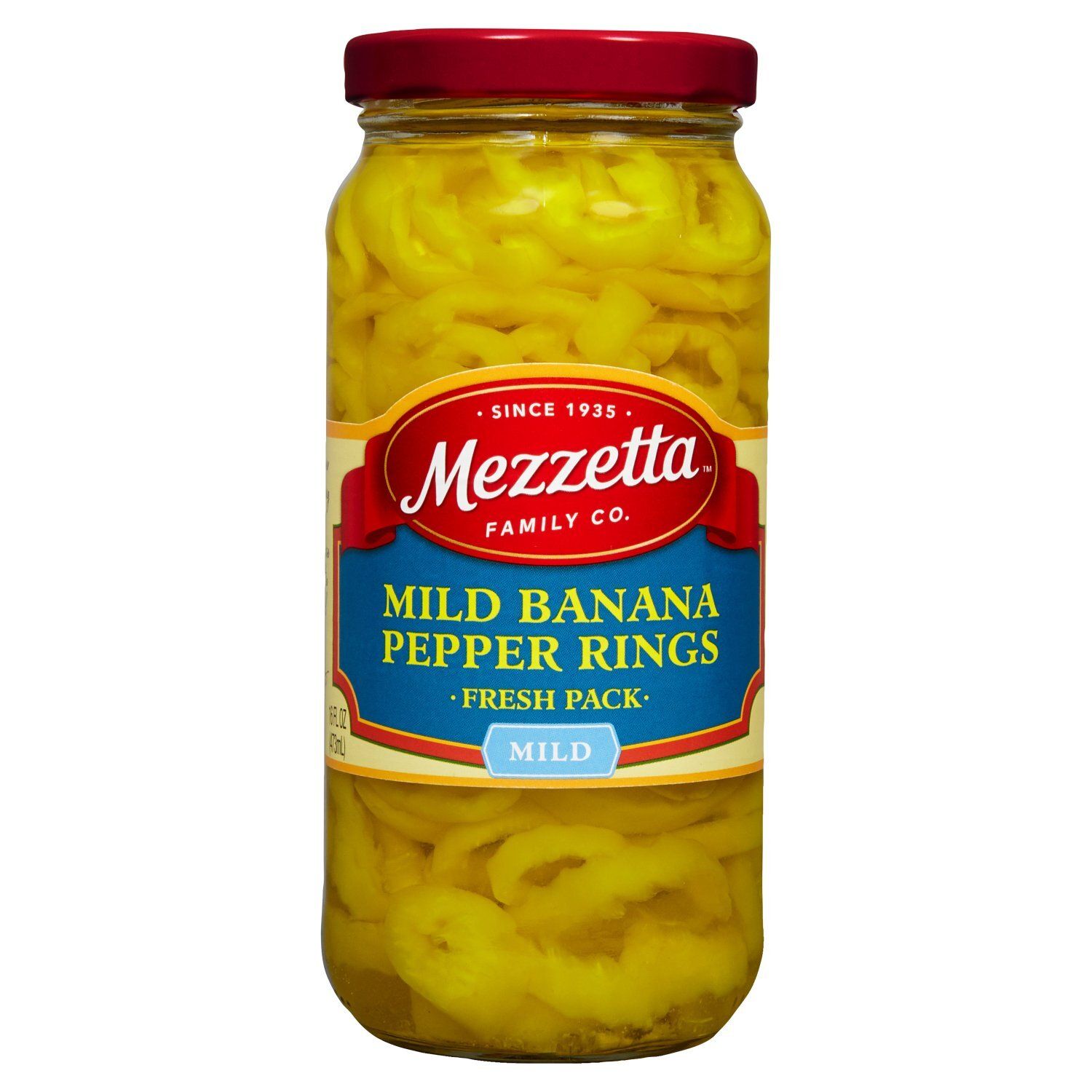 Mezzetta Mild Banana Pepper Rings, 16 fl oz