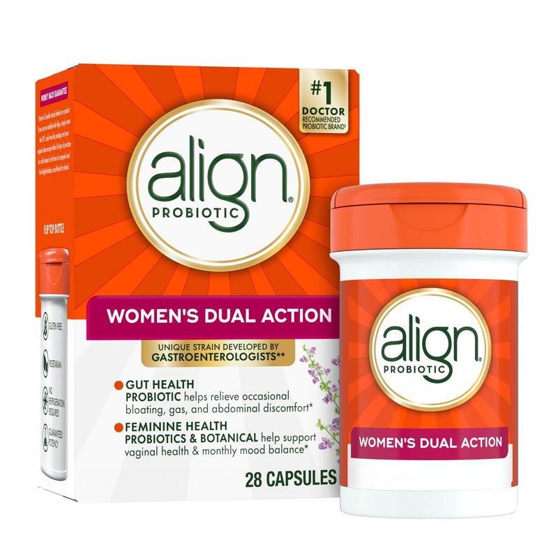 Align Probiotic, Womens Dual Action, Vaginal Probiotics for Women, Womens Probiotic for Vaginal Hea