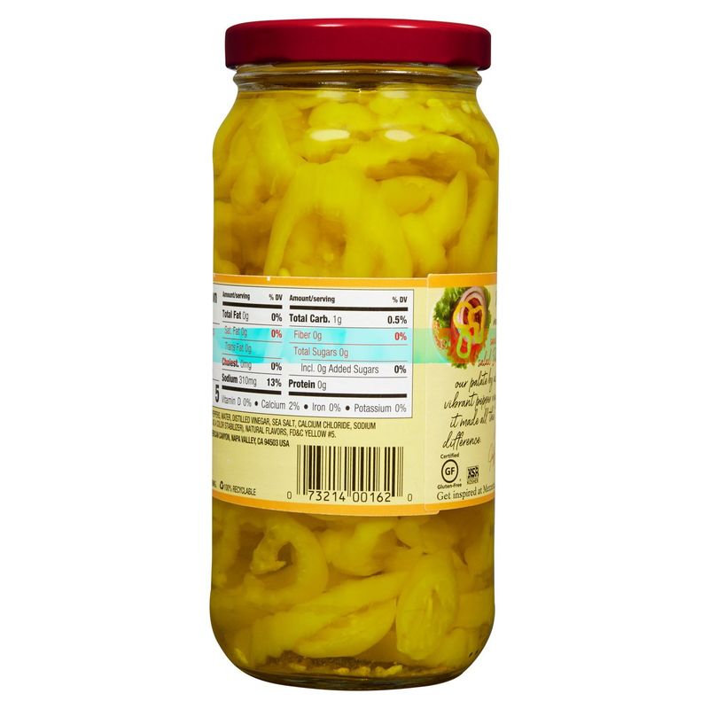 Mezzetta Mild Banana Pepper Rings, 16 fl oz