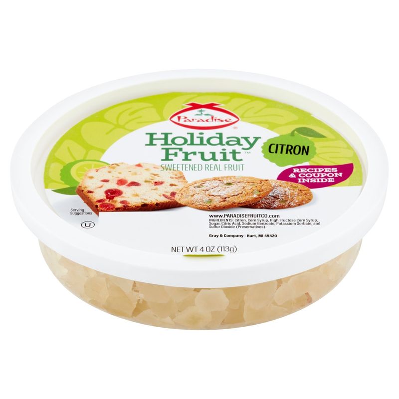 Paradise Holiday Fruit Citron, 4 oz