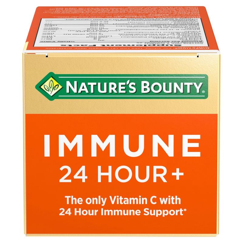 Nature's Bounty Immune 24, Immune Support Softgels, 1000 Mg, 50 Ct
