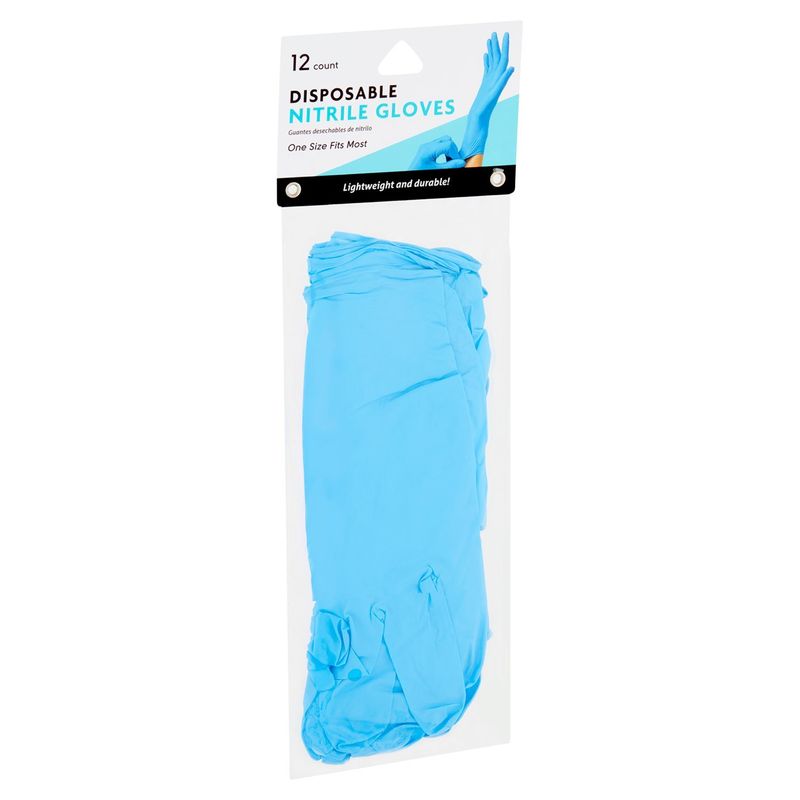 Jacent Disposable Nitrile Gloves, 12 count
