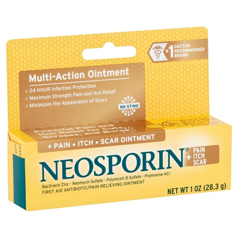 Neosporin + Pain, Itch, Scar Ointment, 1 oz