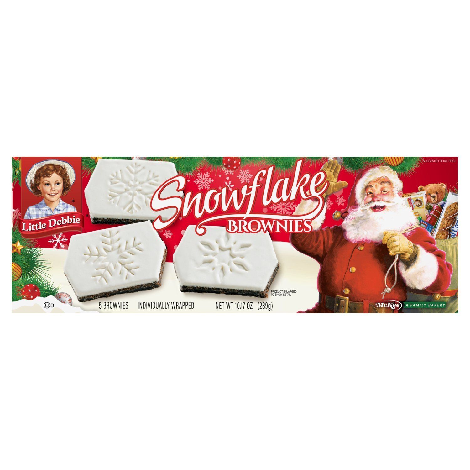 McKee Little Debbie Snowflake Brownies, 5 count, 10.17 oz