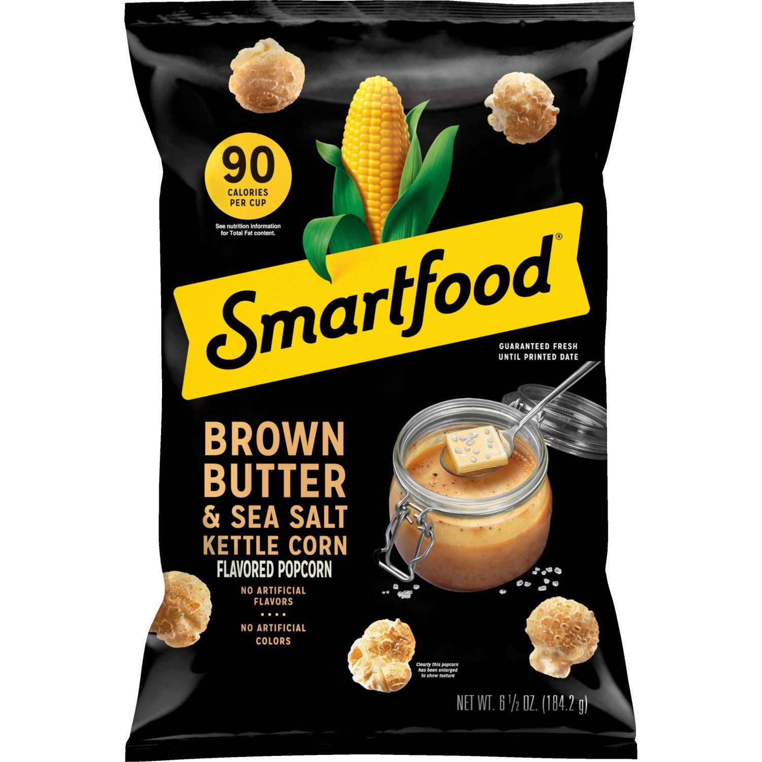 Smartfood Flavored Popcorn Brown Butter &amp; Sea Salt 6 1/2 Oz