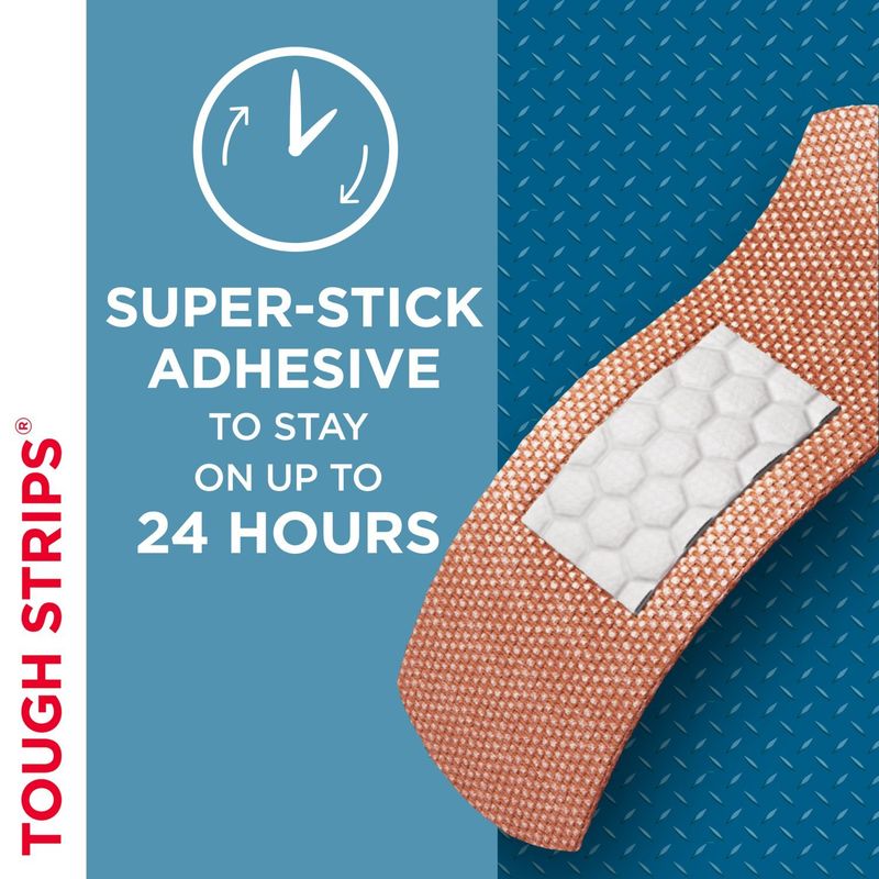 Band-Aid Tough Strips Adhesive Bandages, 20 count