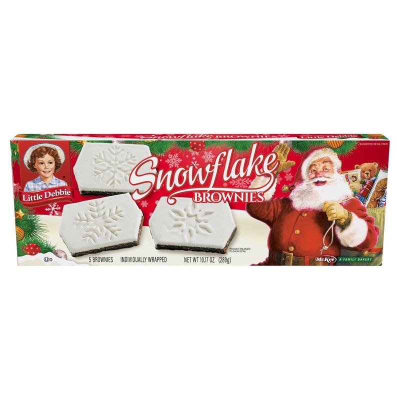 McKee Little Debbie Snowflake Brownies, 5 count, 10.17 oz