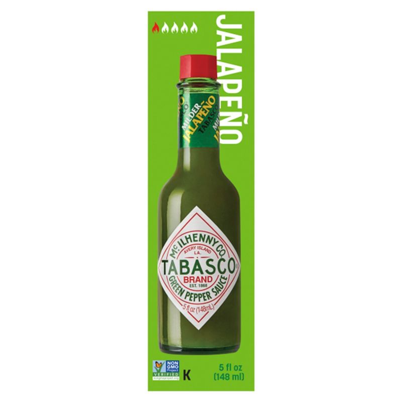McIlhenny Co. Tabasco Milder Jalapeño Green Pepper Sauce, 5 fl oz