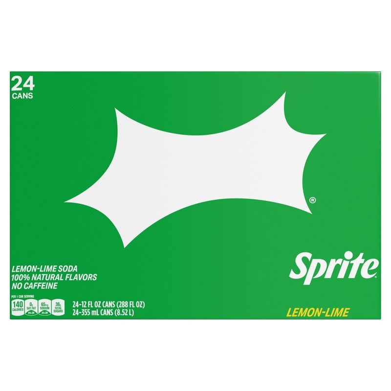 Sprite Lemon-Lime Soda, 12 fl oz, 24 count