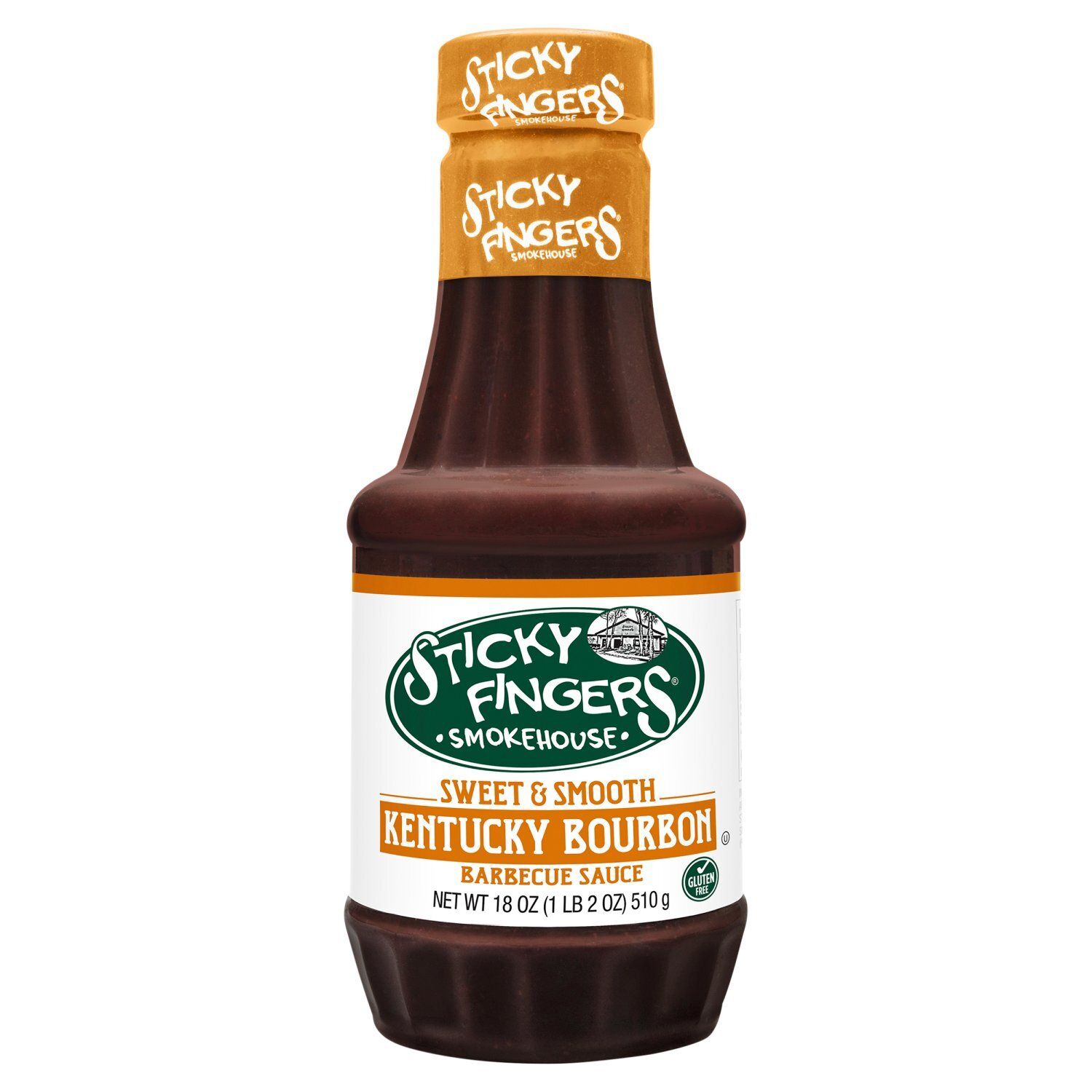 Sticky Fingers Sweet &amp; Smooth Kentucky Bourbon Barbecue Sauce, 18 oz