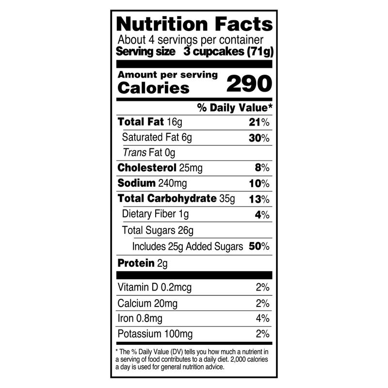 Two-Bite Original Carrot Cake Cupcakes, 12 count, 10 oz