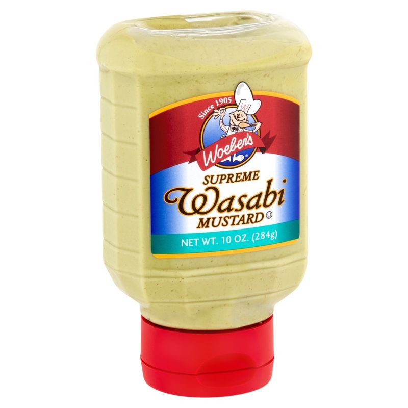 Woeber's Supreme Wasabi Mustard, 10 oz