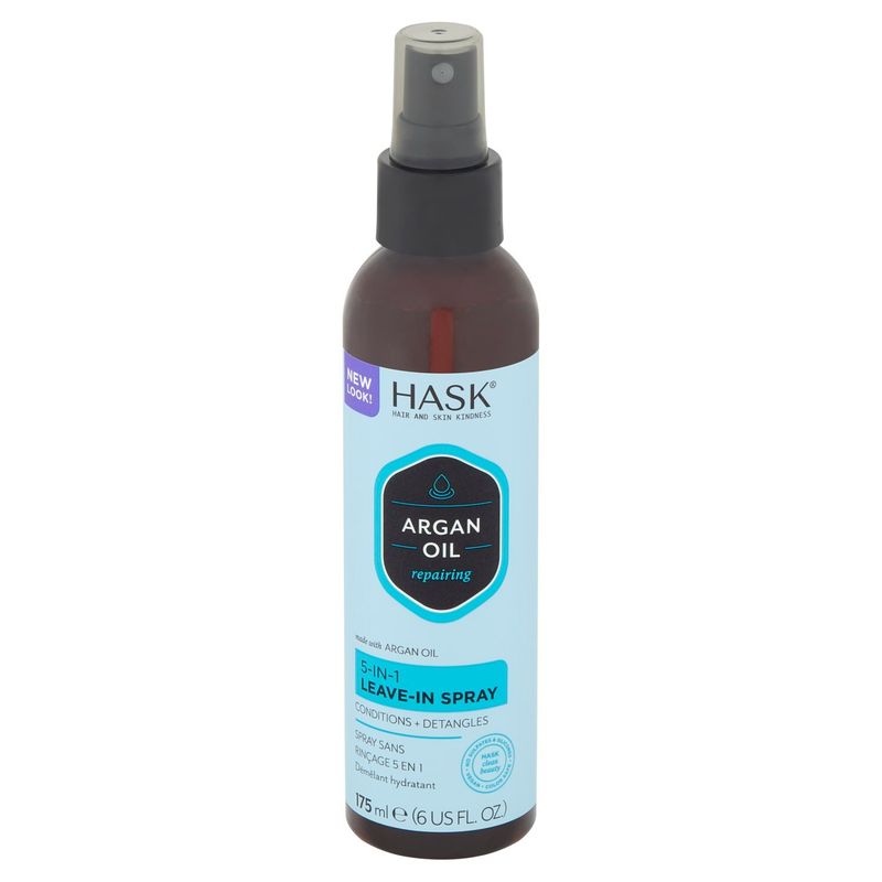 Hask Repairing Argan Oil 5-in-1 Leave-In Spray, 6 fl oz