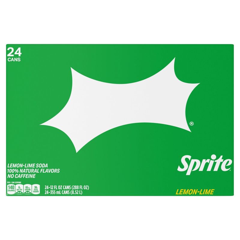 Sprite Lemon-Lime Soda, 12 fl oz, 24 count