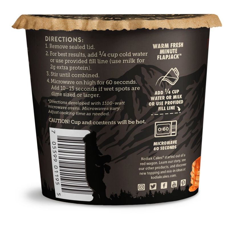 Kodiak Cakes Power Cup Buttermilk &amp; Maple Flapjack, 2.15 oz