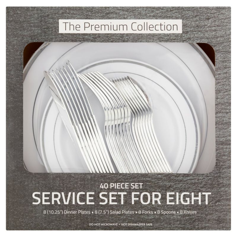The Premium Collection Service Set for Eight, 40 Piece Set