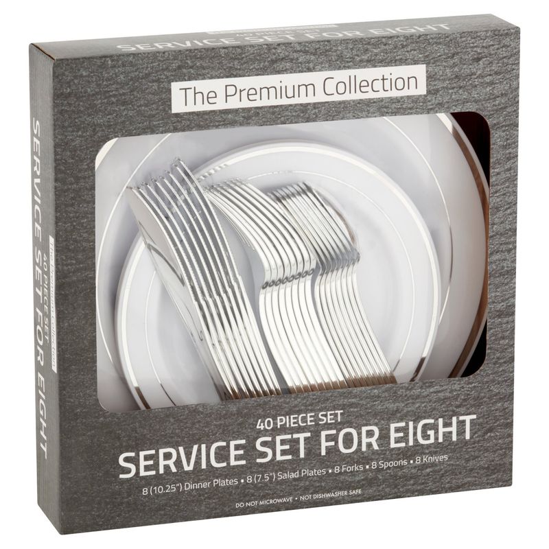 The Premium Collection Service Set for Eight, 40 Piece Set