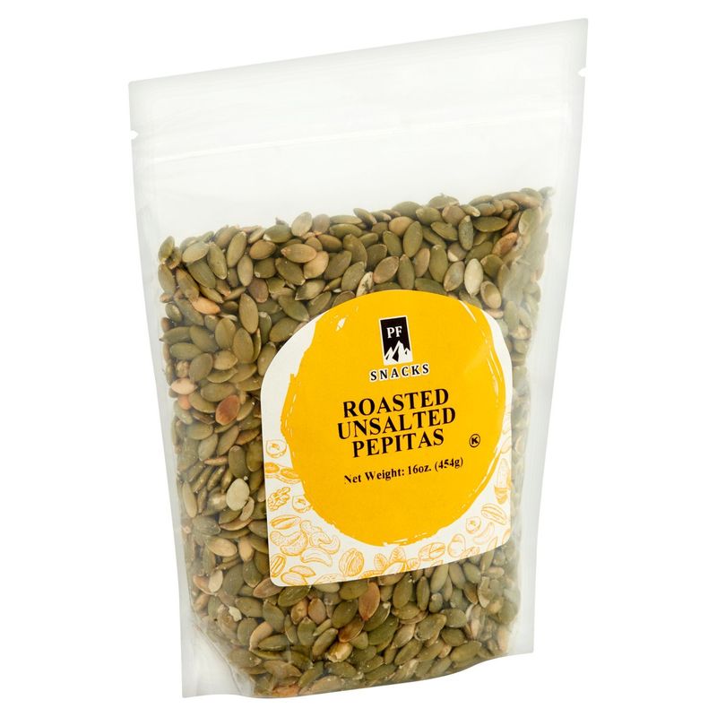 PF Snacks Roasted Unsalted Pepitas, 16 oz